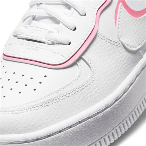 nike air force wit met roze|nike air force 1 rose white.